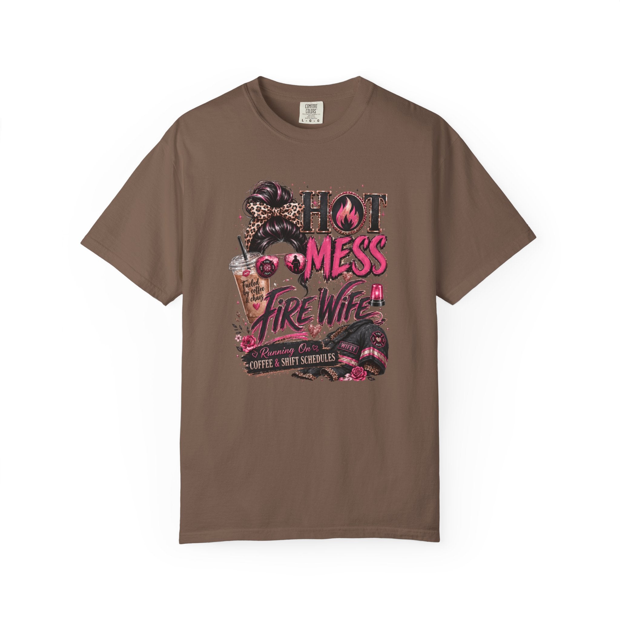 Hot Mess Fire Wife Tee