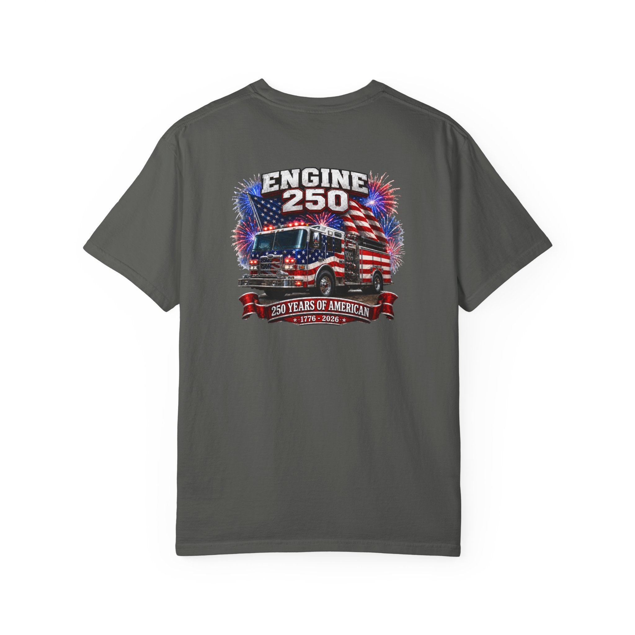 Engine 250 American Flag Tee