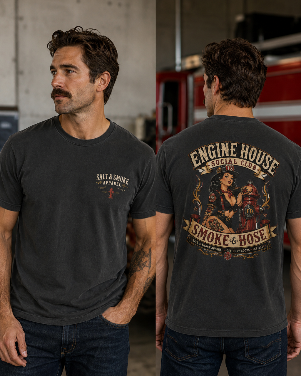 Engine House Retro Tee