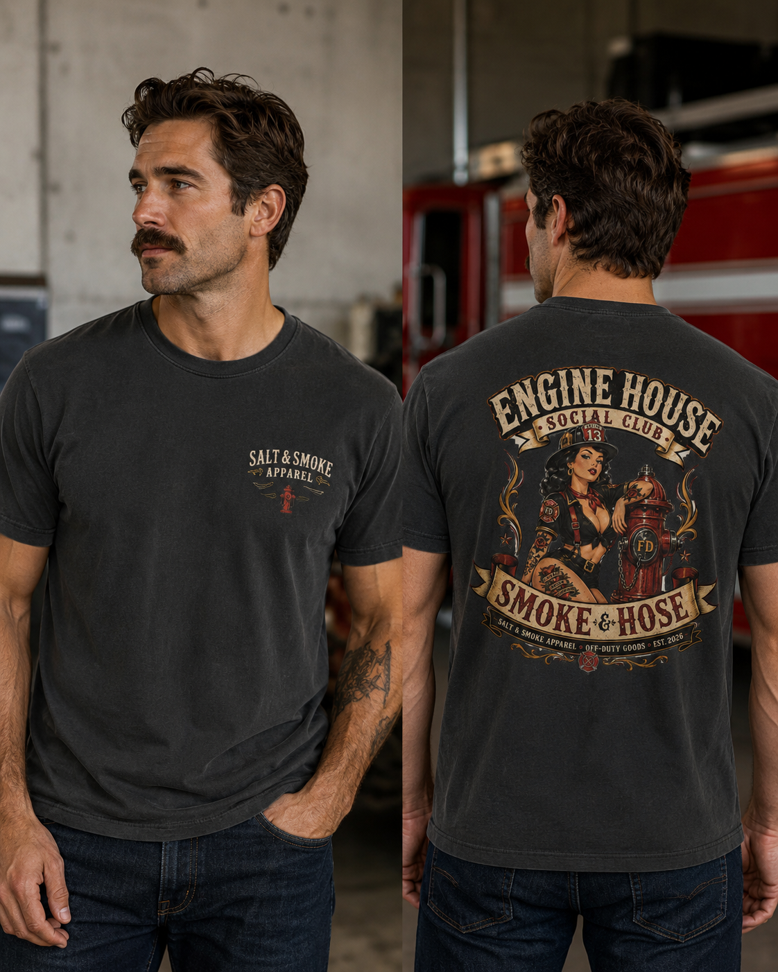Engine House Retro Tee