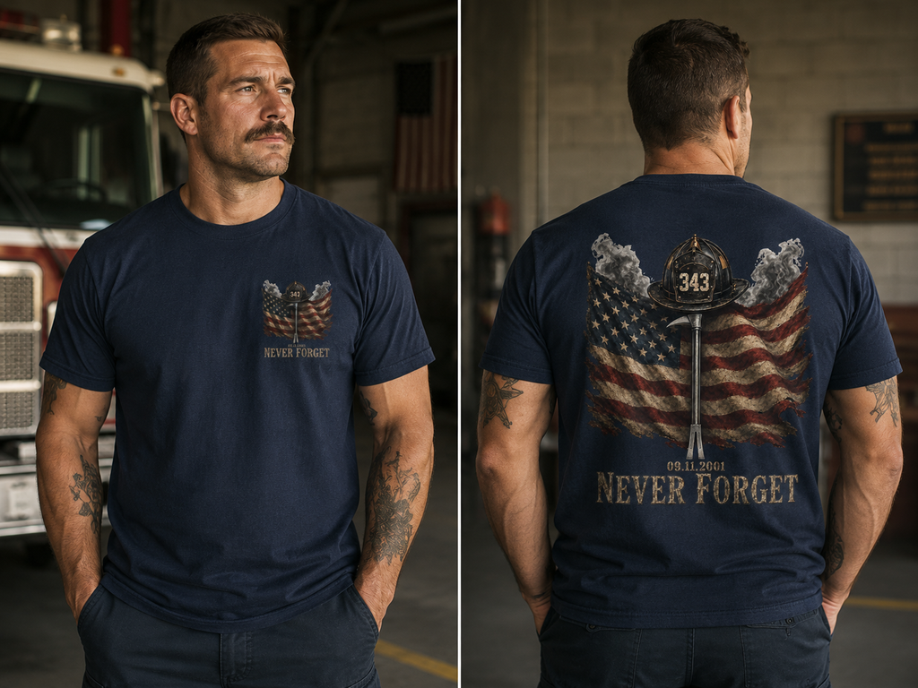 9/11 Never Forget Tribute Tee