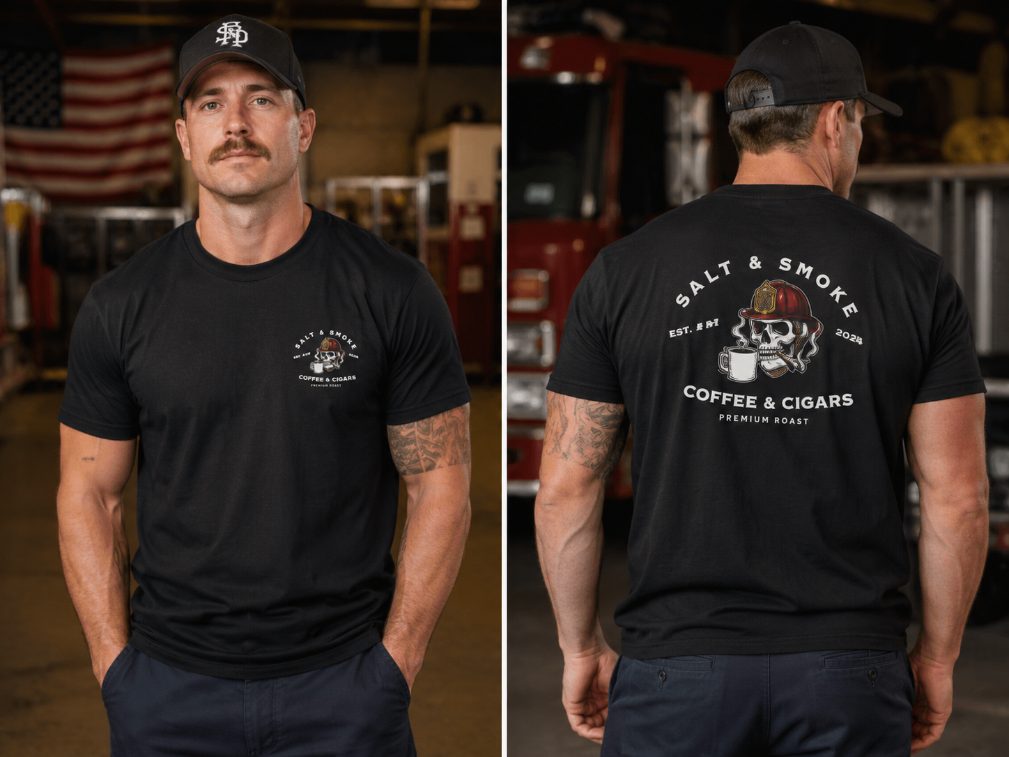 Coffee & Cigar Club Tee