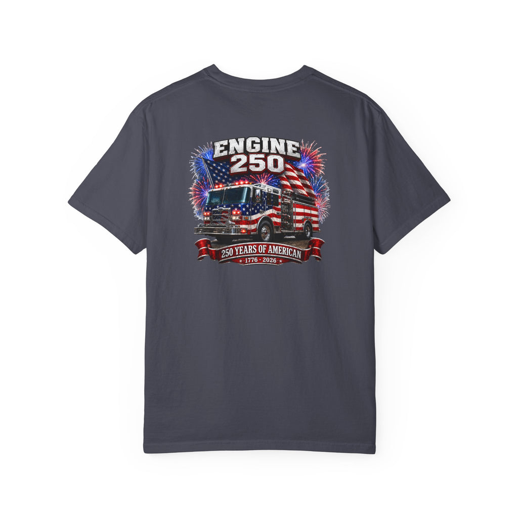 Engine 250 American Flag Tee