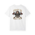 First In Last Out Helmet Tee