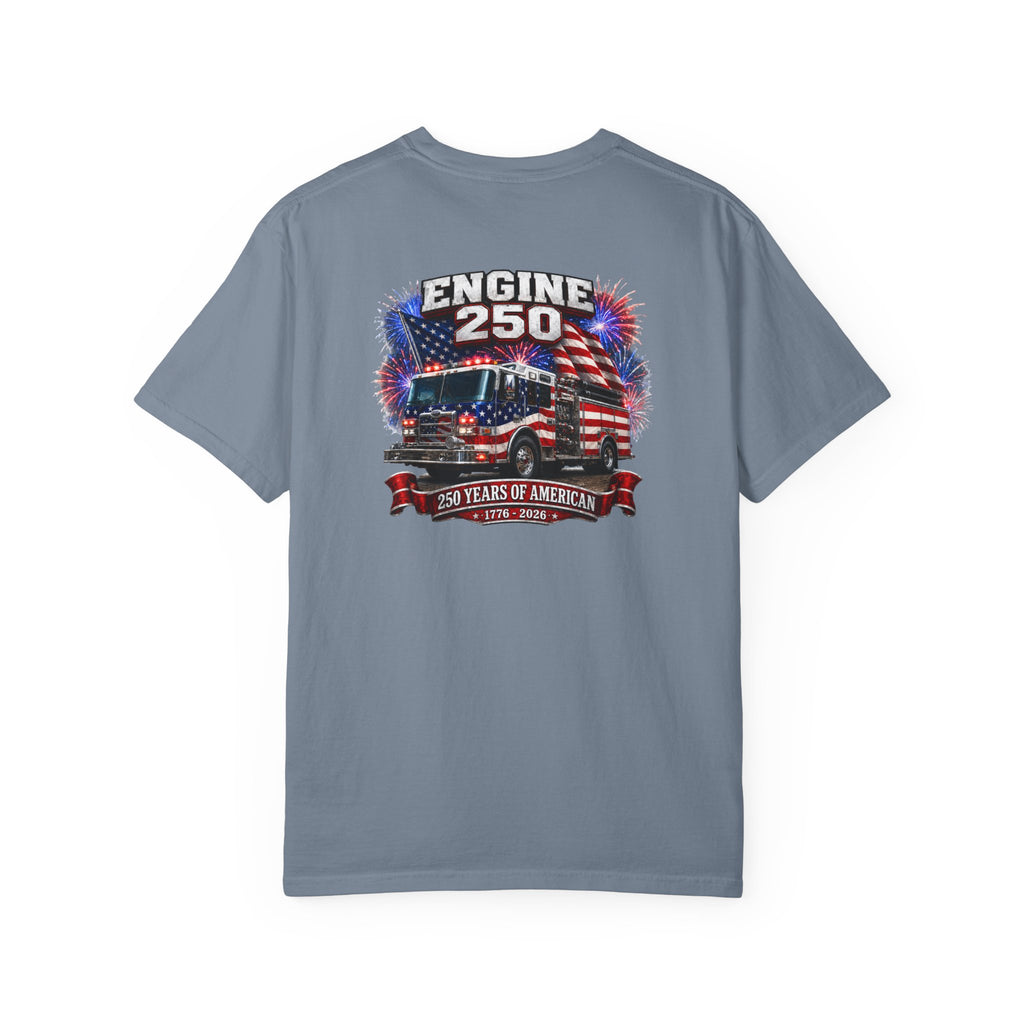 Engine 250 American Flag Tee