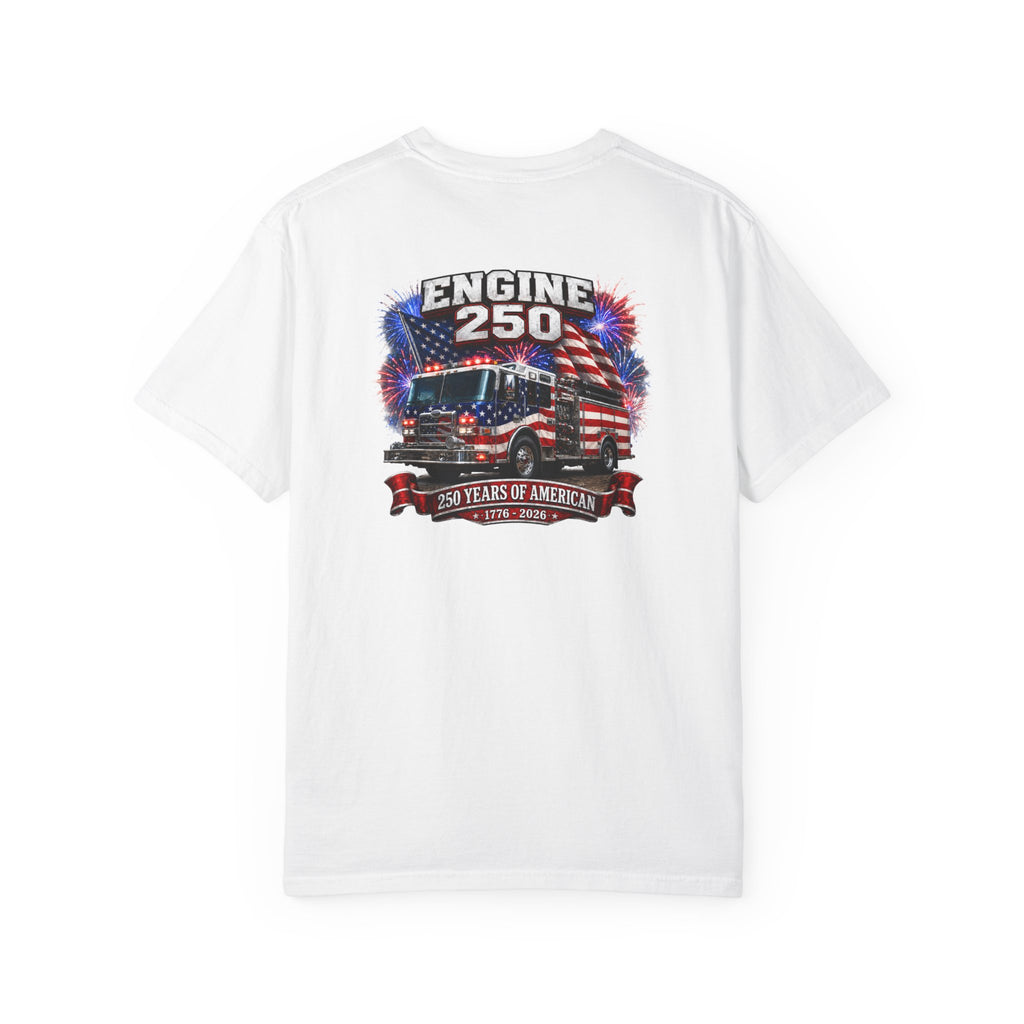 Engine 250 American Flag Tee