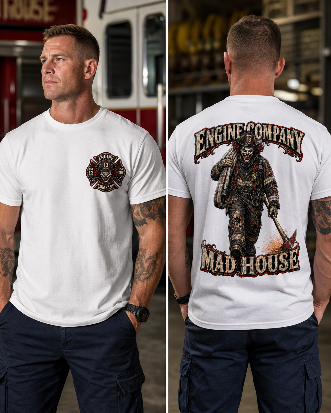 Mad House Engine Co. Tee
